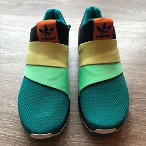 Adidas Green Yellow & Black zX Flux